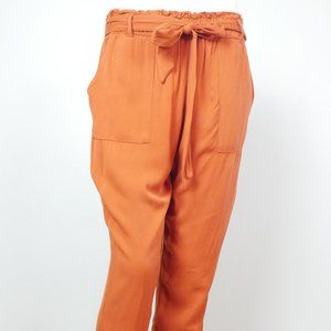 Shinestar Orange Dress Pants Paperbag Waist Halloween Large